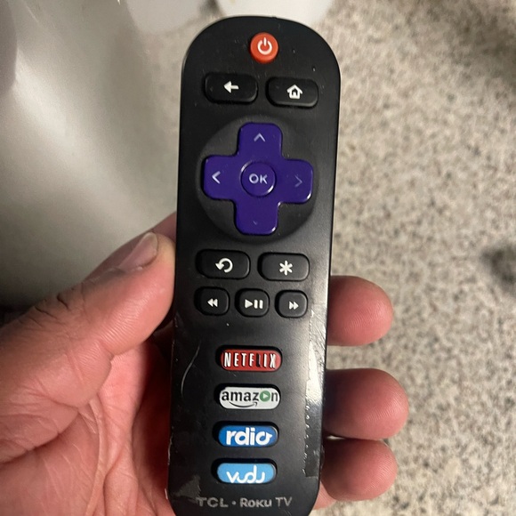 TCL Black Remote with Purple Navigation - Picture 4 of 5
